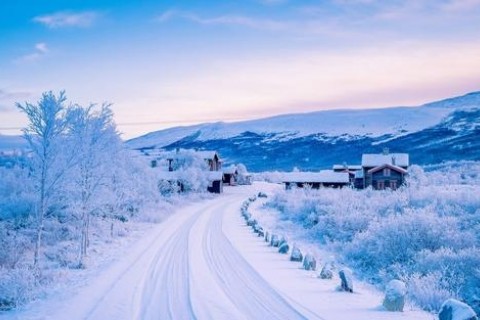 雪景的说说带图片，雪，是从遥远的国度飞来的白色精灵